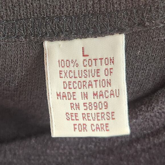 VTG. Bechamel Black Embroidered Floral Sweater Cotton Cardigan Top Women's L - Picture 3 of 8